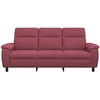 Sofa Vyno raudona 214 x 90 x 95 cm Audinys