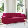 Sofa Vyno raudona 228 x 78 x 80 cm Aksomas