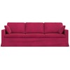 Sofa Vyno raudona 228 x 78 x 80 cm Aksomas