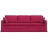 Sofa Vyno raudona 228 x 78 x 80 cm Aksomas