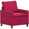 Sofa Vyno raudona 76 x 81 x 87,5 cm Aksomas