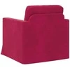 Sofa Vyno raudona 78 x 78 x 80 cm Aksomas
