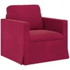 Sofa Vyno raudona 78 x 78 x 80 cm Aksomas