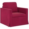 Sofa Vyno raudona 78 x 78 x 80 cm Aksomas
