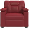 Sofa Vyno raudona 91 x 85 x 93 cm Dirbtinė oda