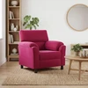 Sofa Vyno raudona 94 x 85 x 93 cm Aksomas