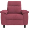 Sofa Vyno raudona 95 x 90 x 95 cm Audinys