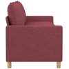 Sofa Vyno raudona Audinys