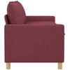 Sofa Vyno raudona Audinys