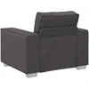 Sofa Kėdė Pilka 100 cm Dirbtinė oda