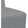 Modulinis sofa vienetas be rankų 2 pcs Šviesiai pilka