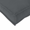 Sofa Sofos komplektas 2 pcs Antracitas Kietos akacijos mediena