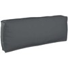 Sofa Sofos komplektas 2 pcs Antracitas Kietos akacijos mediena