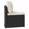 Sofa Sofos komplektas 2 pcs Juoda