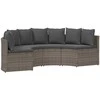 Sofa Sofos komplektas 2 pcs Pilka