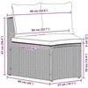 Sofa Sofos komplektas 2 pcs Pilka