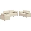 Sofa 2 vnt. Ruda audinys