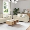Sofa 2 vnt. Ruda audinys