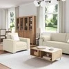 Sofa 2 vnt. Ruda audinys