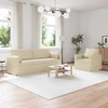 Sofa Sofos komplektas 2 vnt. Kreminė audinys
