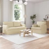 Sofa Sofos komplektas 2 vnt. Kreminė audinys