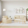 Sofa Sofos komplektas 2 vnt. Kreminė audinys