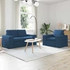 Sofa Sofos komplektas 2 vnt. Mėlyna audinys