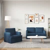 Sofa Sofos komplektas 2 vnt. Mėlyna audinys