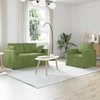 Sofa Sofos komplektas 2 vnt. Šviesiai žalia Aksomas
