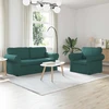 Sofa Sofos komplektas 2 vnt. Tamsiai žalia audinys
