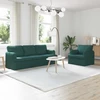 Sofa Sofos komplektas 2 vnt. Tamsiai žalia audinys