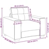 Sofa Sofos komplektas 3 vnt. Geltona Aksomas