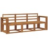 Lauko sofos komplektas 3 pcs Natūrali