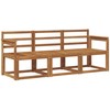 Lauko sofos komplektas 3 pcs Natūrali
