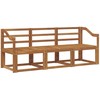 Lauko sofos komplektas 3 pcs Natūrali