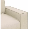 Sofa Sofos komplektas 3 vnt. Smėlio Lino mišinio audinys