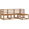 Lauko sofos komplektas 4 pcs Natūrali