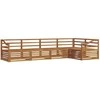 Lauko sofos komplektas 5 pcs Natūrali