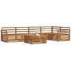 Lauko sofos komplektas 6 pcs Natūrali