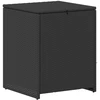 Sofos komplektas 6 vnt. Juoda ir mėlyna Poli ratanas ir plienas