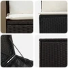 Sofos komplektas 7 pcs Juoda ir kreminė balta