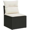 Sofos komplektas 8 vnt. Juoda ir kreminė balta