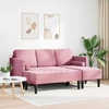 Sofa Sofos komplektas 2 vnt. Rožinė Poliesteris