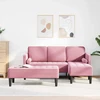 Sofa Sofos komplektas 2 vnt. Rožinė Poliesteris