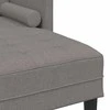 Sofa Sofos komplektas su pagalve 2 pcs Taupe Poliesteris