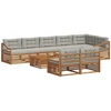 Lauko sofos komplektas 9 vnt. 8 vietos