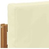 Lauko sofos komplektas su pagalve 3 pcs Natūrali