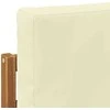 Lauko sofos komplektas su pagalve 3 pcs Natūrali