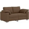 Sofa 3 pcs Ruda 219 x 80 x 82 cm Lino mišinio audinys