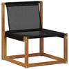 Lauko sofos komplektas su pagalve 7 pcs Natūralus ir bežinis